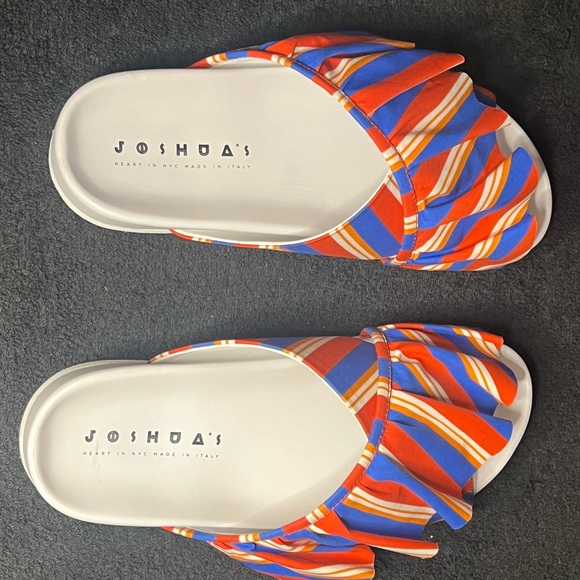 New with Box Joshua Ruffle Pool Slides Size 11 - Picture 3 of 7